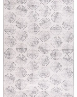 Gulvtæppe CATAK Cremehvid 160 x 230 cm