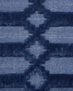 Gulvtæppe CIZRE Navy Blå 140 x 200 cm Viskose