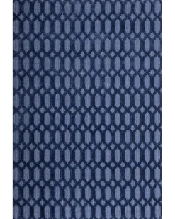 Gulvtæppe CIZRE Navy Blå 140 x 200 cm Viskose