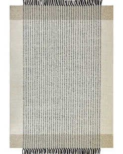 Gulvtæppe DIVARLI Beige 160 x 230 cm Uld