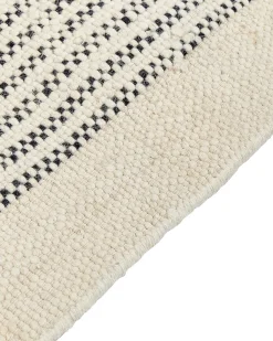 Gulvtæppe DIVARLI Beige 160 x 230 cm Uld