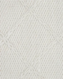 Gulvtæppe ELLEK Hvid 160 x 230 cm Uld