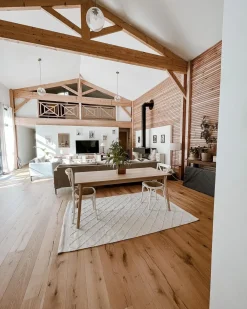 Gulvtæppe ELLEK Hvid 160 x 230 cm Uld