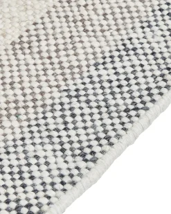 Gulvtæppe EMIRLER Hvid 160 x 230 cm Uld