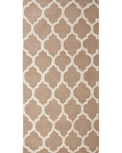 Gulvtæppe ERBAA Beige 80 x 150 cm Uld