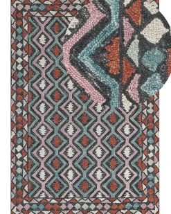 Gulvtæppe HAYMANA Multifarvet 160 x 230 cm Uld
