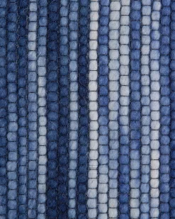 Gulvtæppe KAPAKLI Blå 140 x 200 cm Uld