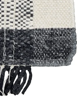 Gulvtæppe KETENLI Hvid 160 x 230 cm Uld