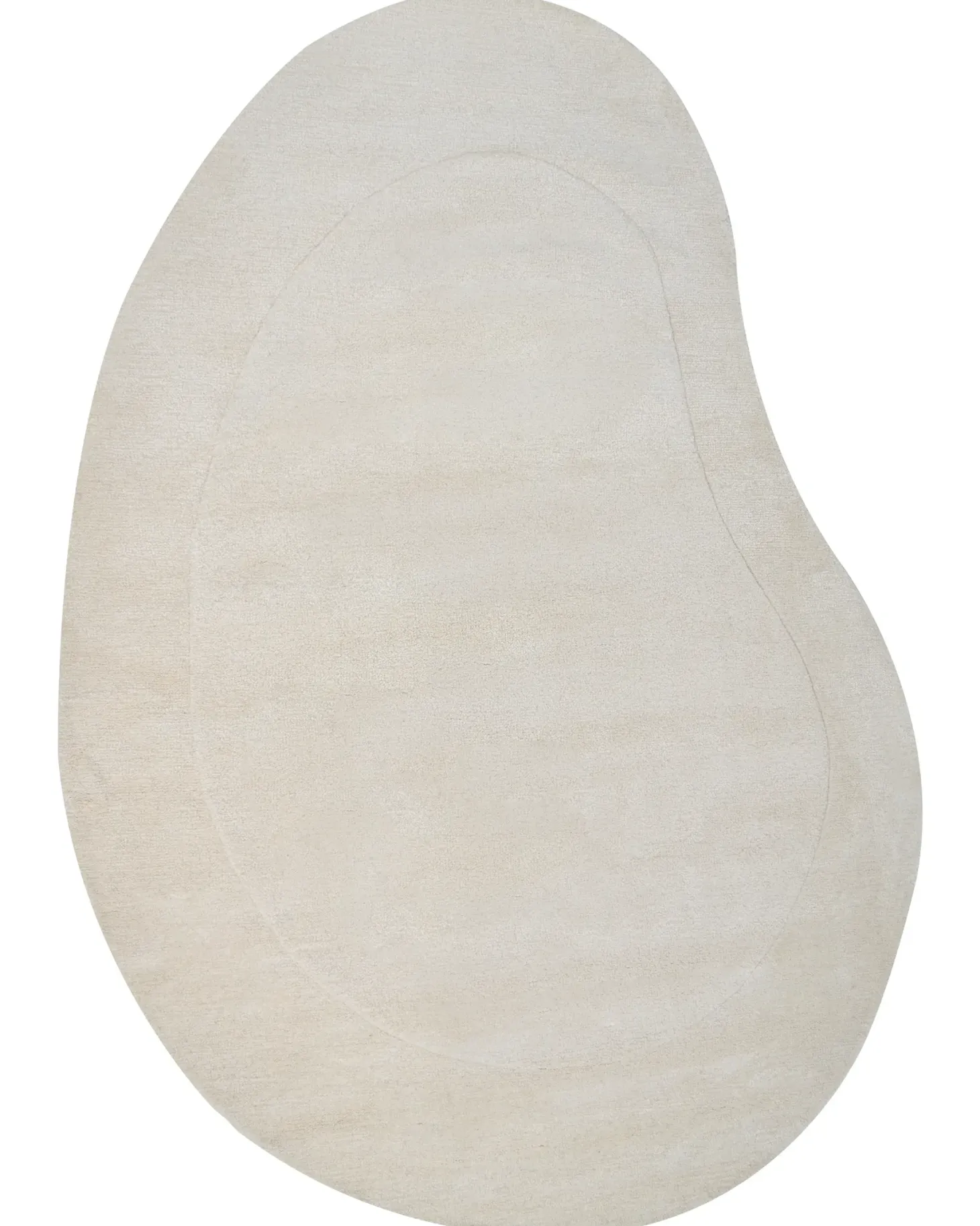 Gulvtæppe MASSO Lys Beige 160 x 230 cm Viskose