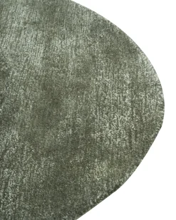 Gulvtæppe MASSO Mørkegrøn 160 x 230 cm Viskose