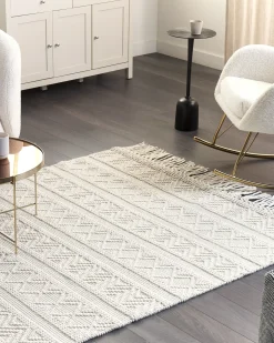 Gulvtæppe PERTEK Beige 160 x 230 cm Uld
