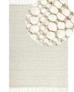 Gulvtæppe PERTEK Beige 160 x 230 cm Uld