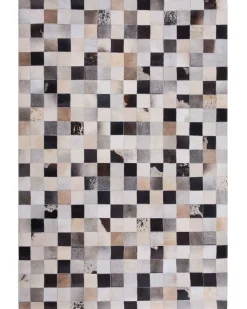 Gulvtæppe RIZE Multifarvet 160 x 230 cm Ægte læder