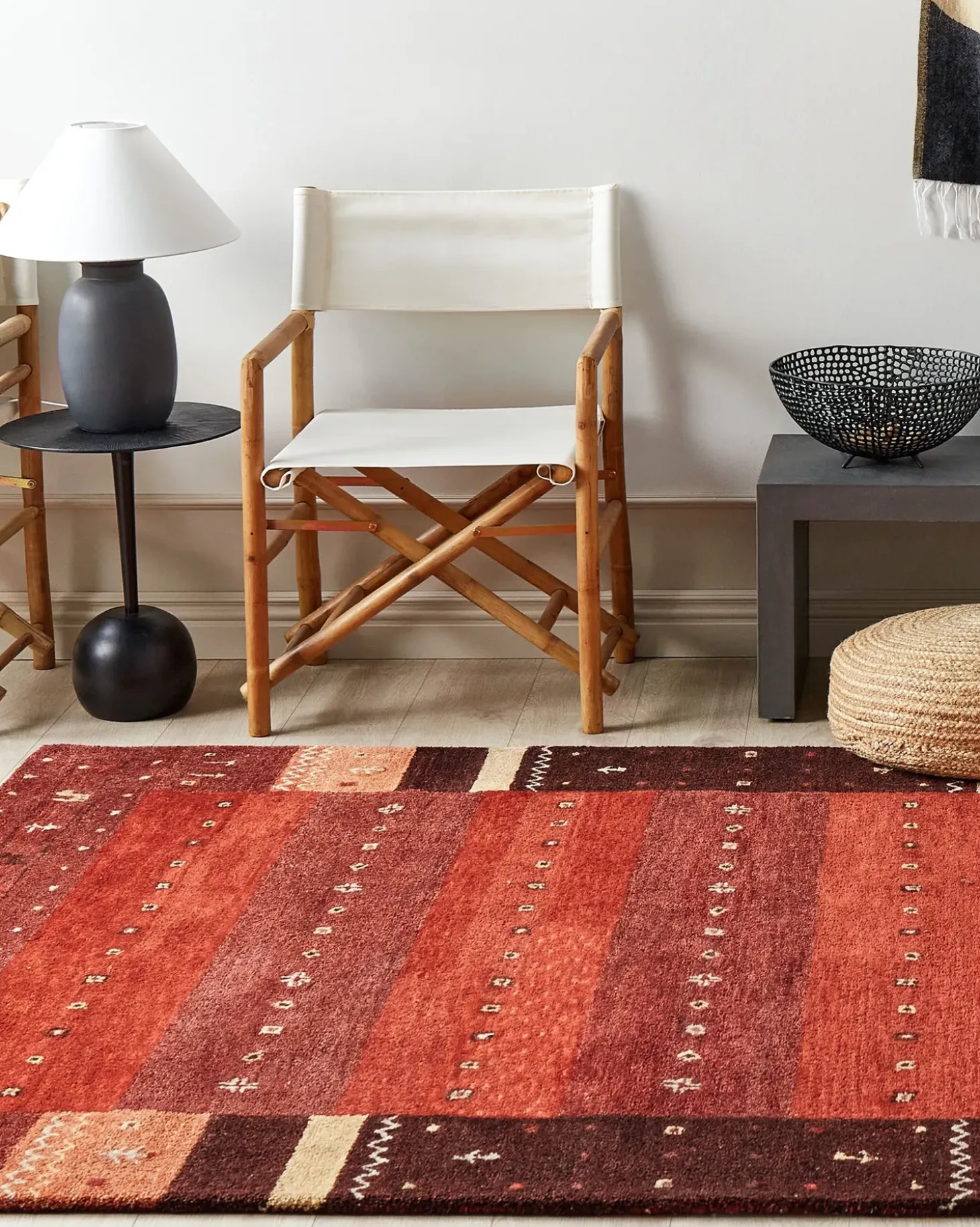 Gulvtæppe SINANLI Multifarvet 160 x 230 cm Uld Gabbeh