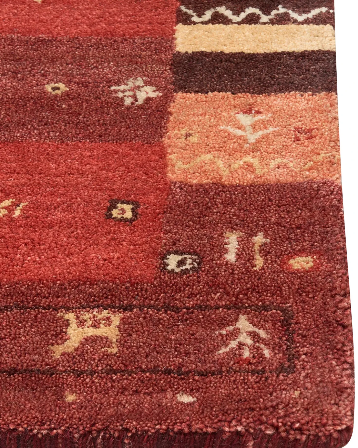 Gulvtæppe SINANLI Multifarvet 160 x 230 cm Uld Gabbeh