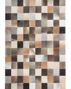 Gulvtæppe SOKE Multifarvet 160 x 230 cm Ægte læder