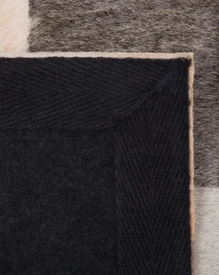Gulvtæppe SOKE Multifarvet 160 x 230 cm Ægte læder