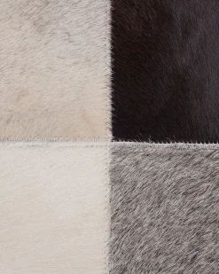 Gulvtæppe SOKE Multifarvet 160 x 230 cm Ægte læder
