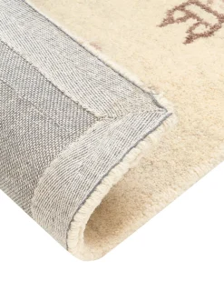 Gulvtæppe SULUCA Beige 200 x 300 cm Uld Gabbeh