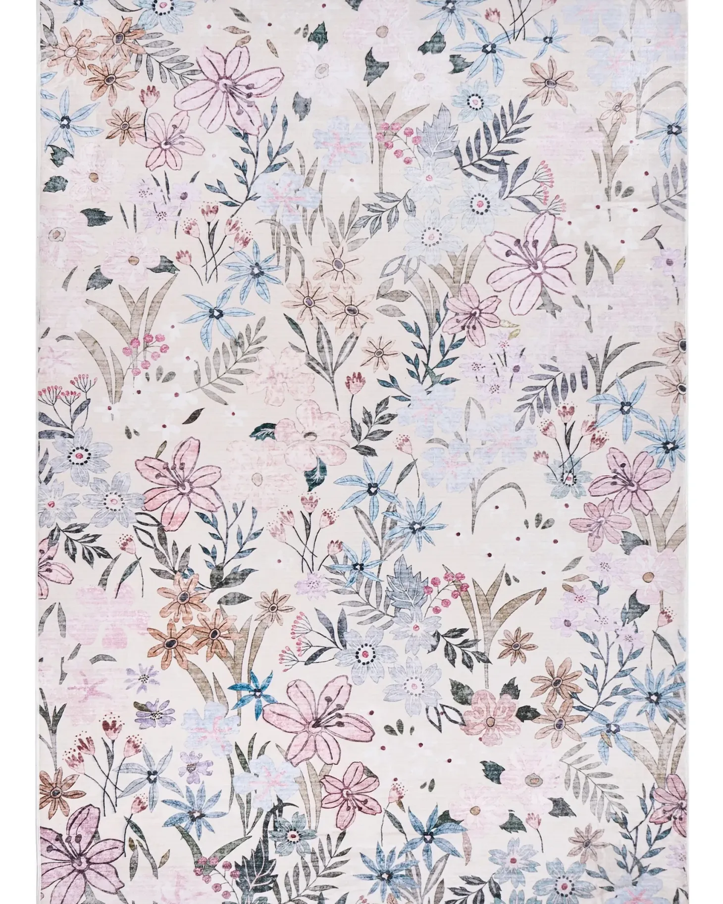 Gulvtæppe TILLO Multifarvet 160 x 230 cm