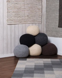 Gulvtæppe TUNCELI Beige 140 x 200 cm Bomuld