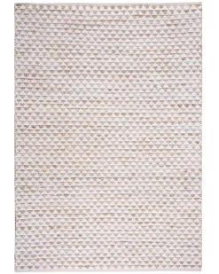 Gulvtæppe TUNCELI Beige 140 x 200 cm Bomuld