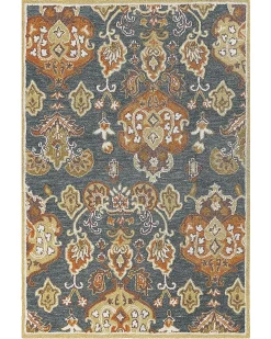 Gulvtæppe UMURLU Multifarvet 140 x 200 cm Uld