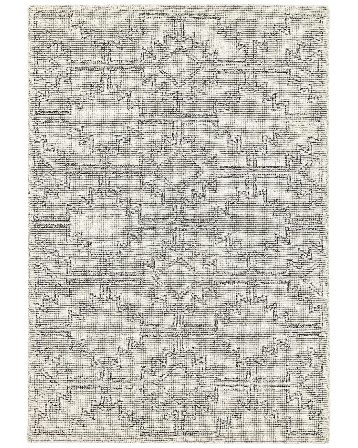 Gulvtæppe URLA Beige 140 x 200 cm Uld