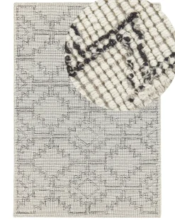 Gulvtæppe URLA Beige 140 x 200 cm Uld