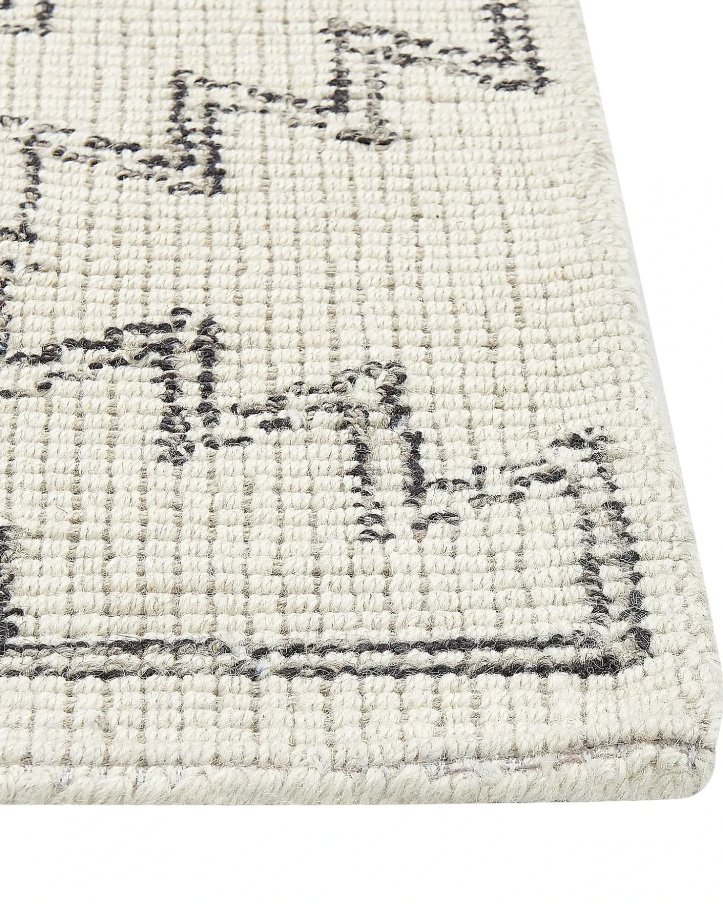 Gulvtæppe URLA Beige 140 x 200 cm Uld