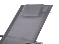 Gyngeliggestol CARANO II Metal Grå