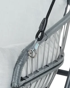 Gyngesofa FIASTRA Metal Lysegrå