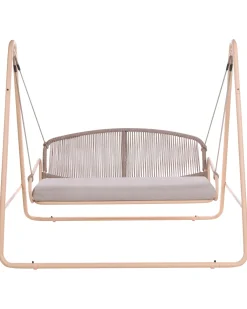 Gyngesofa NORCIA Metal Beige
