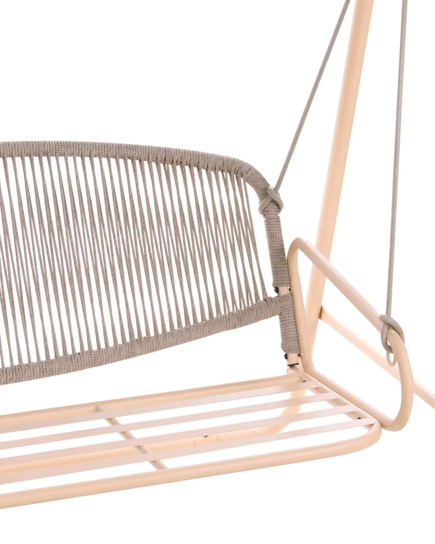 Gyngesofa NORCIA Metal Beige