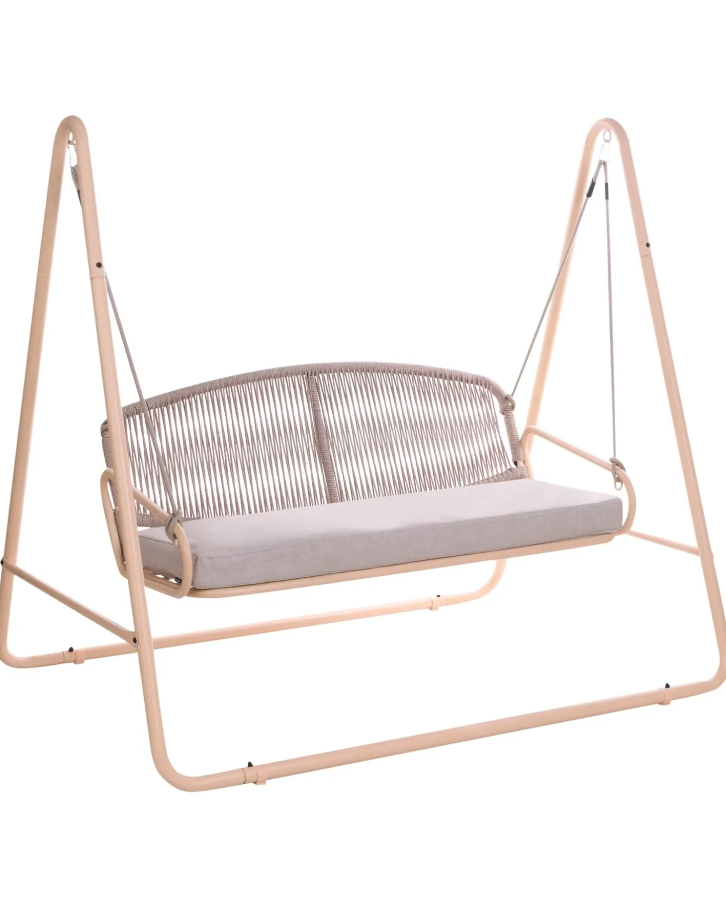 Gyngesofa NORCIA Metal Beige
