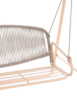 Gyngesofa NORCIA Metal Brun