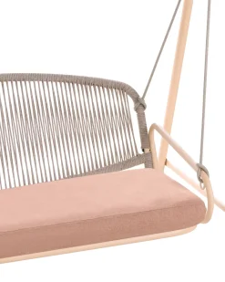 Gyngesofa NORCIA Metal Brun