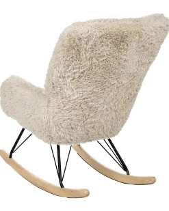 Gyngestol AKRA Kunstig pels Lys Beige