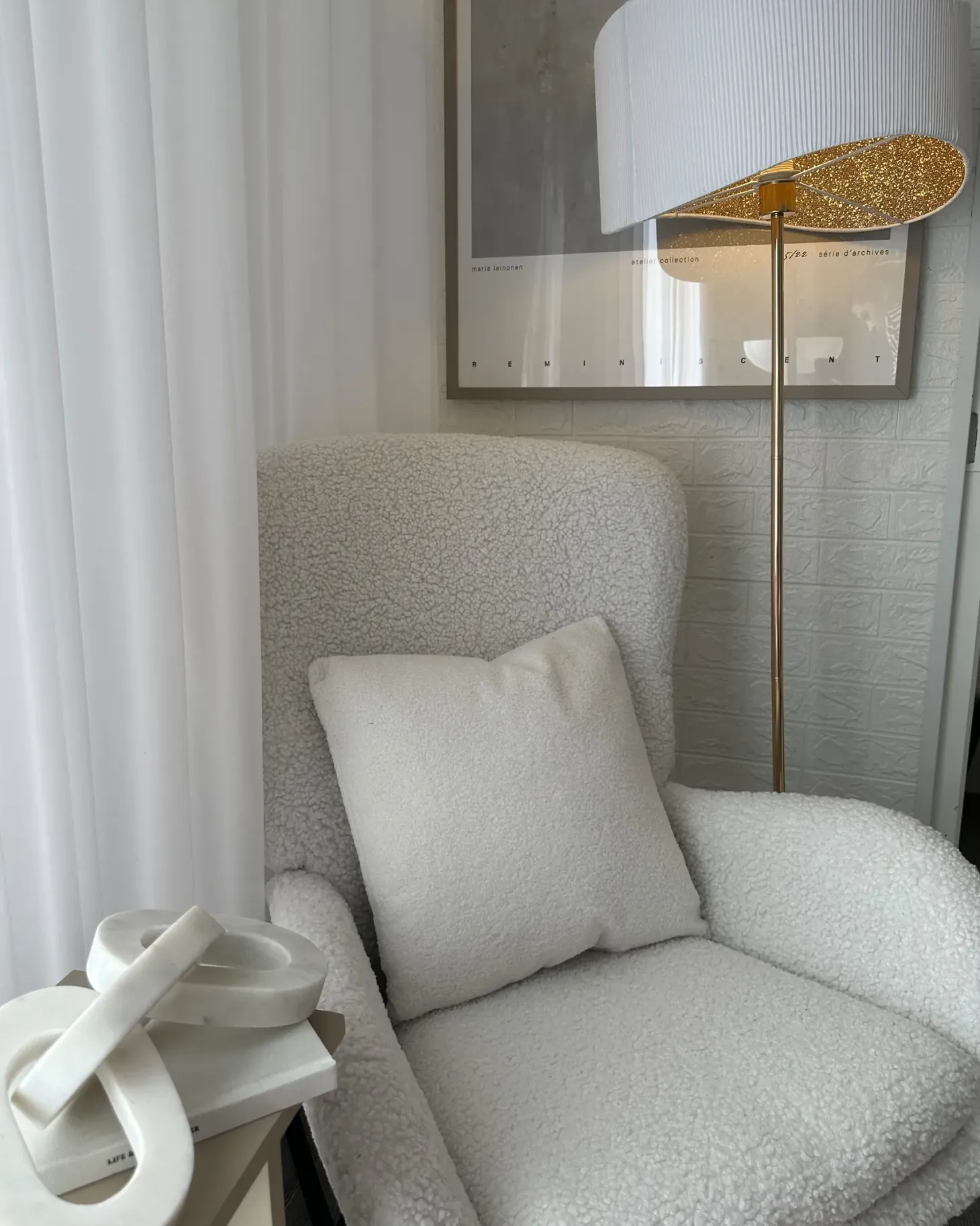 Gyngestol ANASET Boucle Lys Beige