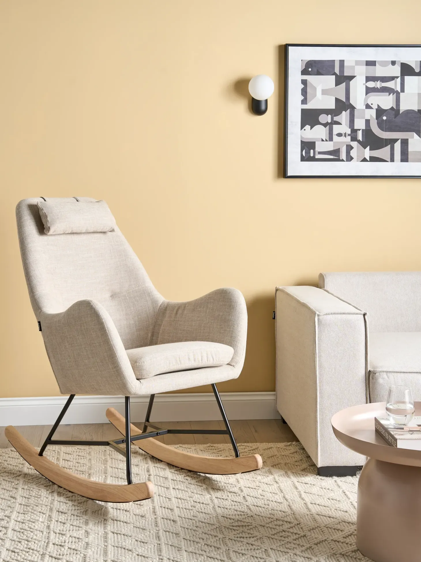 Gyngestol ARRIE Lys Beige