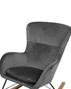 Gyngestol ELLAN Velour Mørkegrå
