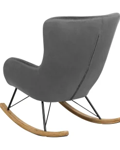 Gyngestol ELLAN Velour Mørkegrå