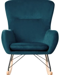 Gyngestol ELLAN Velour Søblå