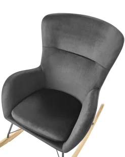Gyngestol ELLAN Velour Sort