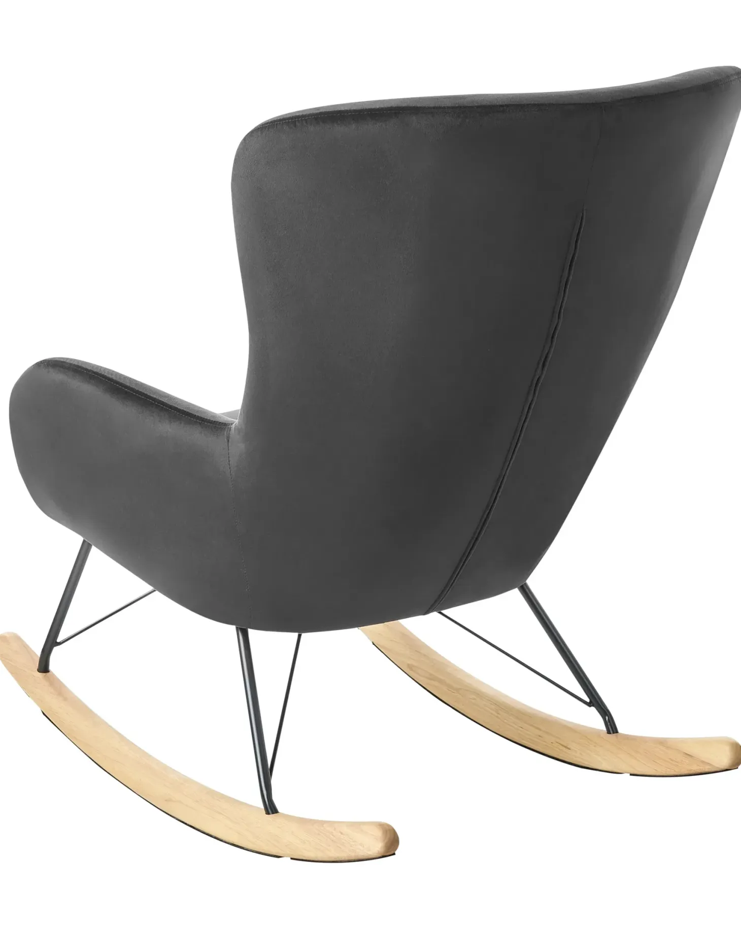 Gyngestol ELLAN Velour Sort