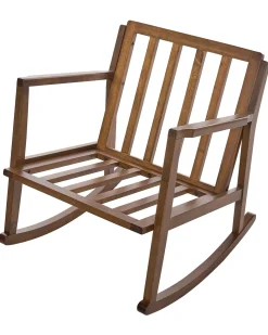 Gyngestol KJEVIK Træ Brun/lys beige