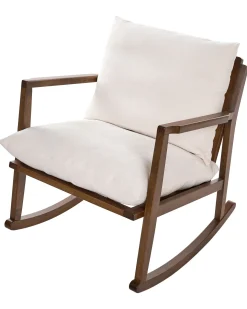 Gyngestol KJEVIK Træ Brun/lys beige