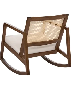 Gyngestol LEIDY Træ Brun/lys beige