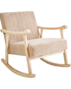 Gyngestol LEKNES Boucle Beige