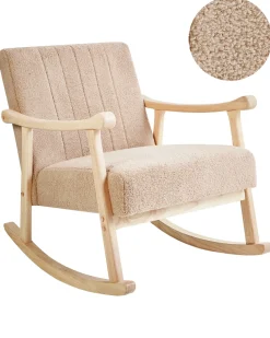 Gyngestol LEKNES Boucle Beige